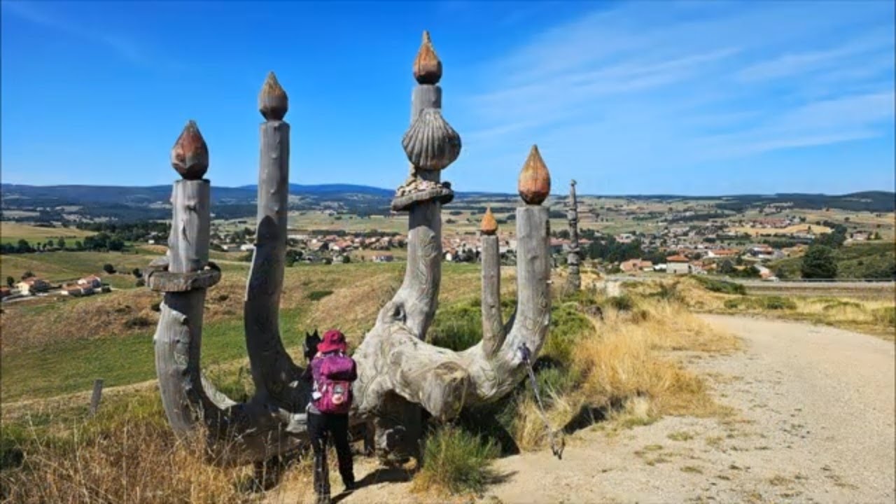Monistrol d&rsquo;Allier, walking to Saugues, Via Podiensis (5 Day 3)