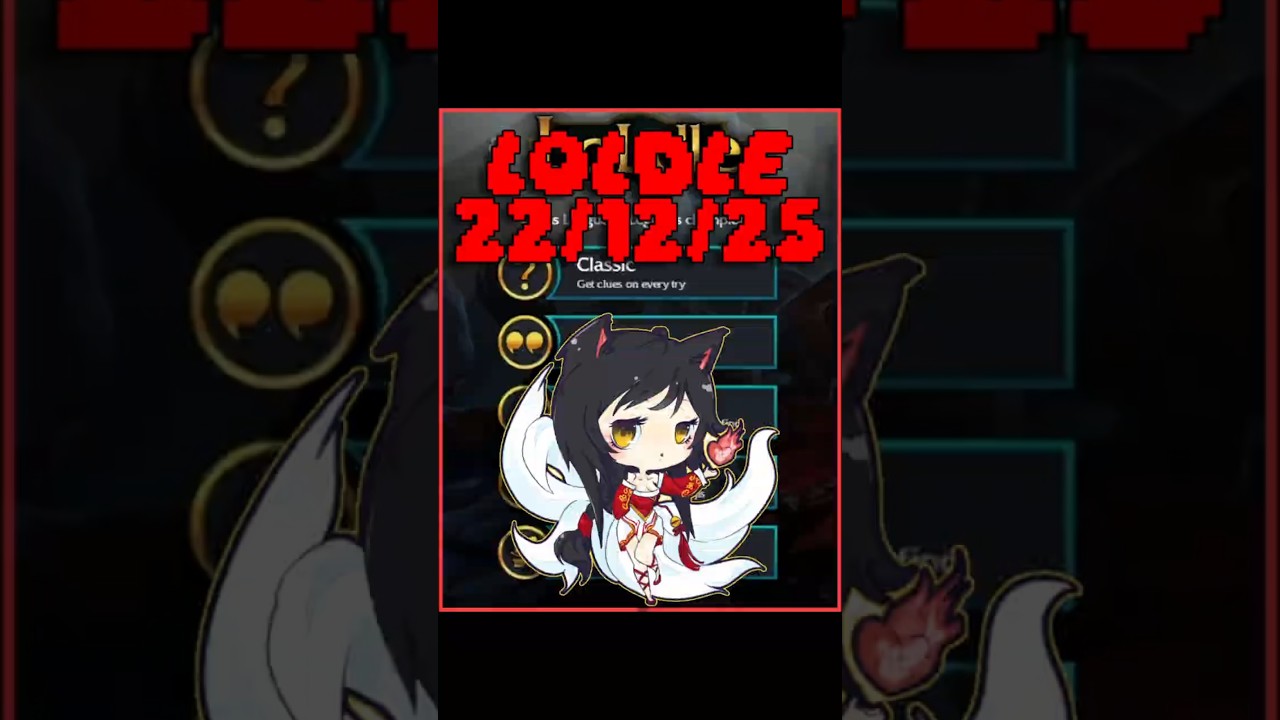 Doing Loldle 22/12/25 