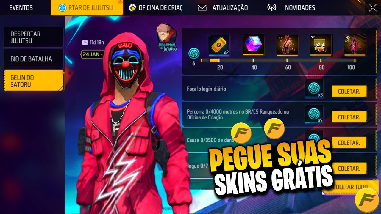É AMANHÃ! PEGUE SUA SKIN GRÁTIS, LOJA PRIME, NOVA PARCERIA E CUBO MÁGICO MAIS FÁCIL?
