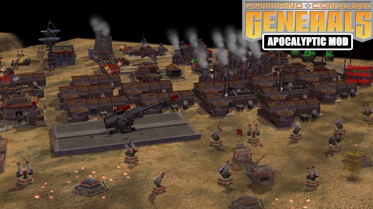 TAO BIG NUKE WAR C&C Generals Zero Hour Apocalyptic 2.2