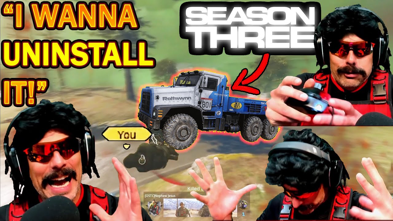 DrDisrespect RAGE QUITS NEW Verdansk Map & Explains HOW TO FIX Solos in Season 3 Warzone!