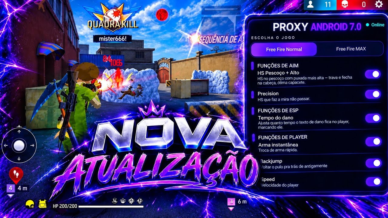 PAINEL GRATIS!✅ANDROID & IPHONE !XIT FF ATUALIZADO 2026! LINK DIRETO MEDIAFIRE!🔥