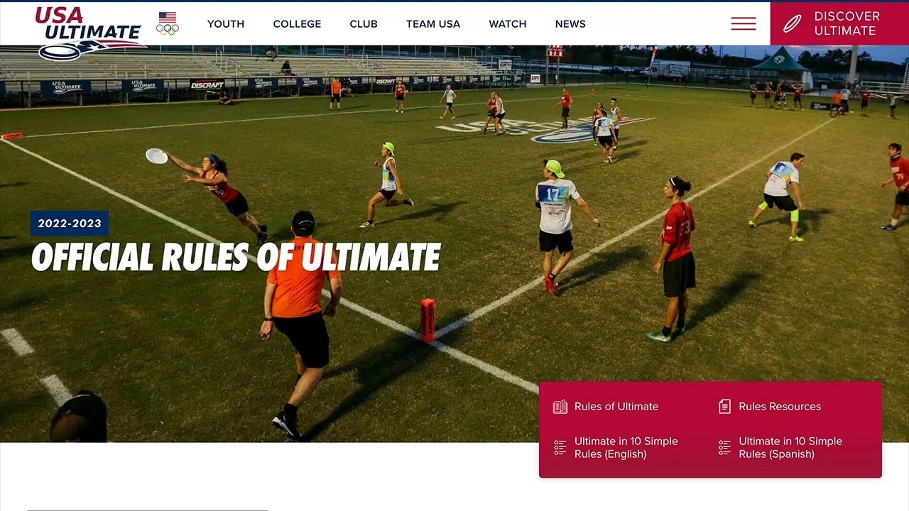 USAU 2022-23 Official Rules of Ultimate (Ultimate Frisbee Full Rules Read Aloud)