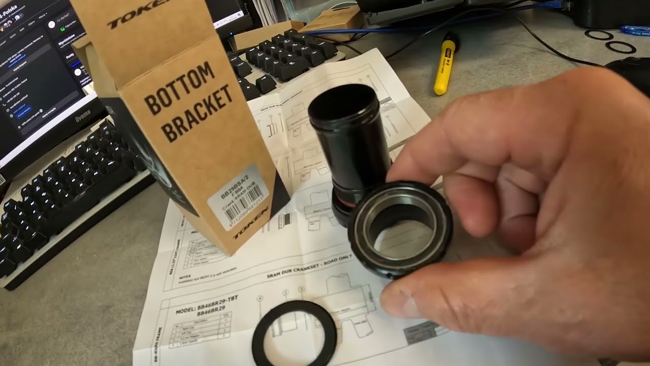 BB29BSA - TOKEN - wkład suportu BSA do korby SRAM DUB