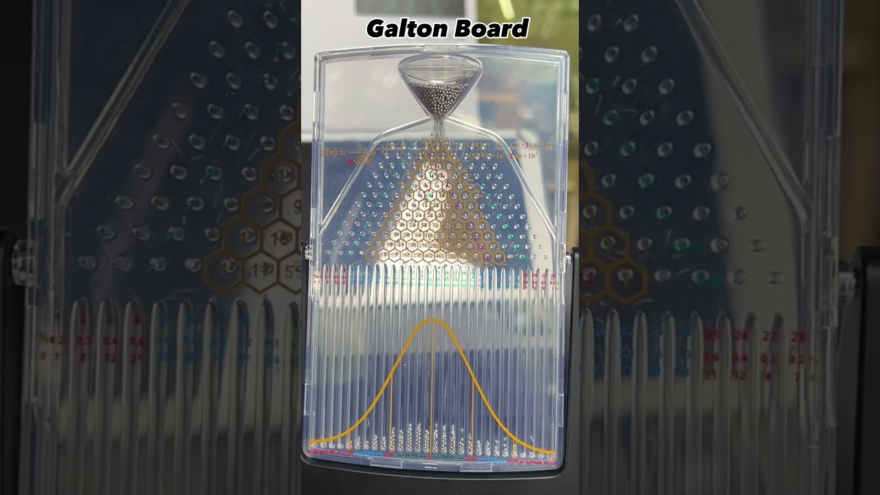 Galton Board demonstration of normal distribution