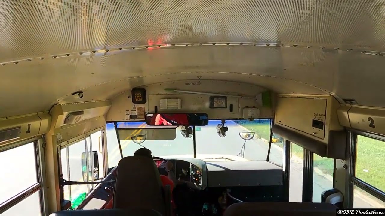 Cruising on A Warm Day in A 2004 IC CE200 School Bus W/ T444E