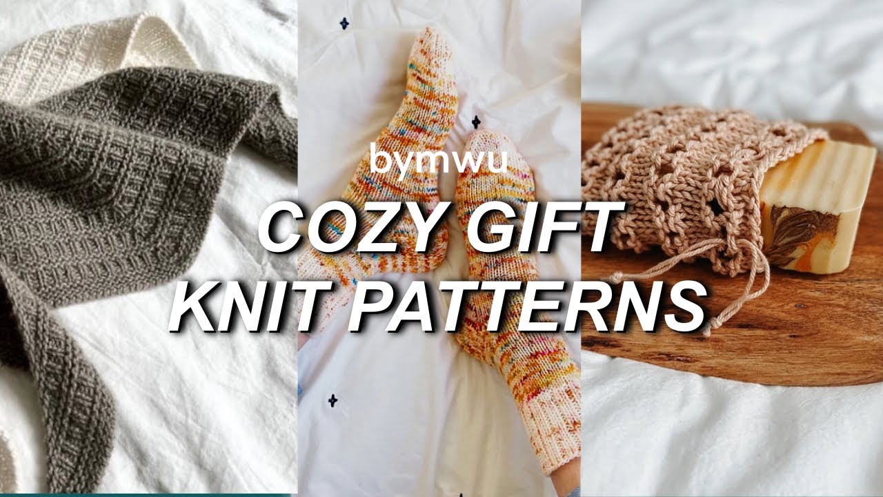 12 gift knits ideas for the holiday season 🎁 (free/paid & beginner friendly patterns)