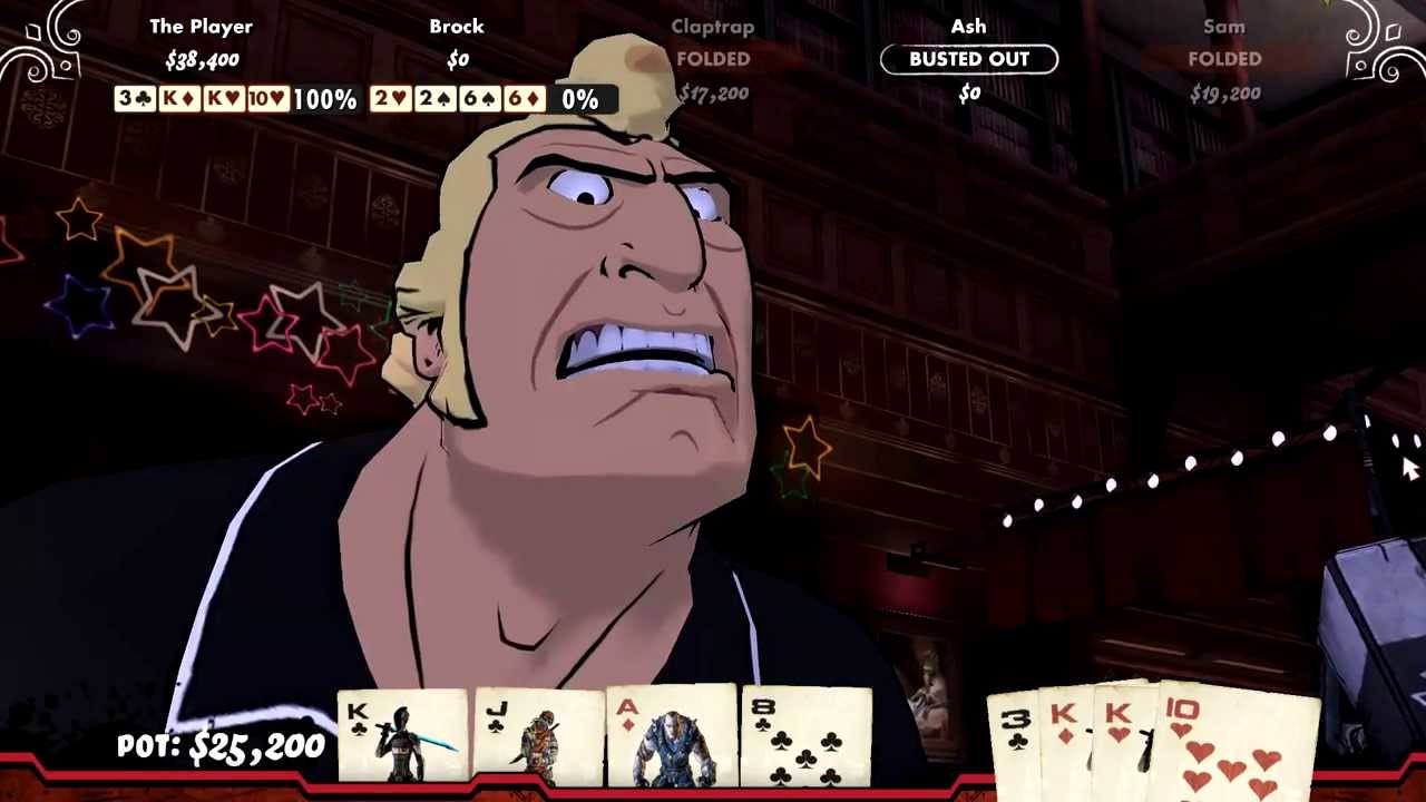 Poker Night 2, Brock Busts Out