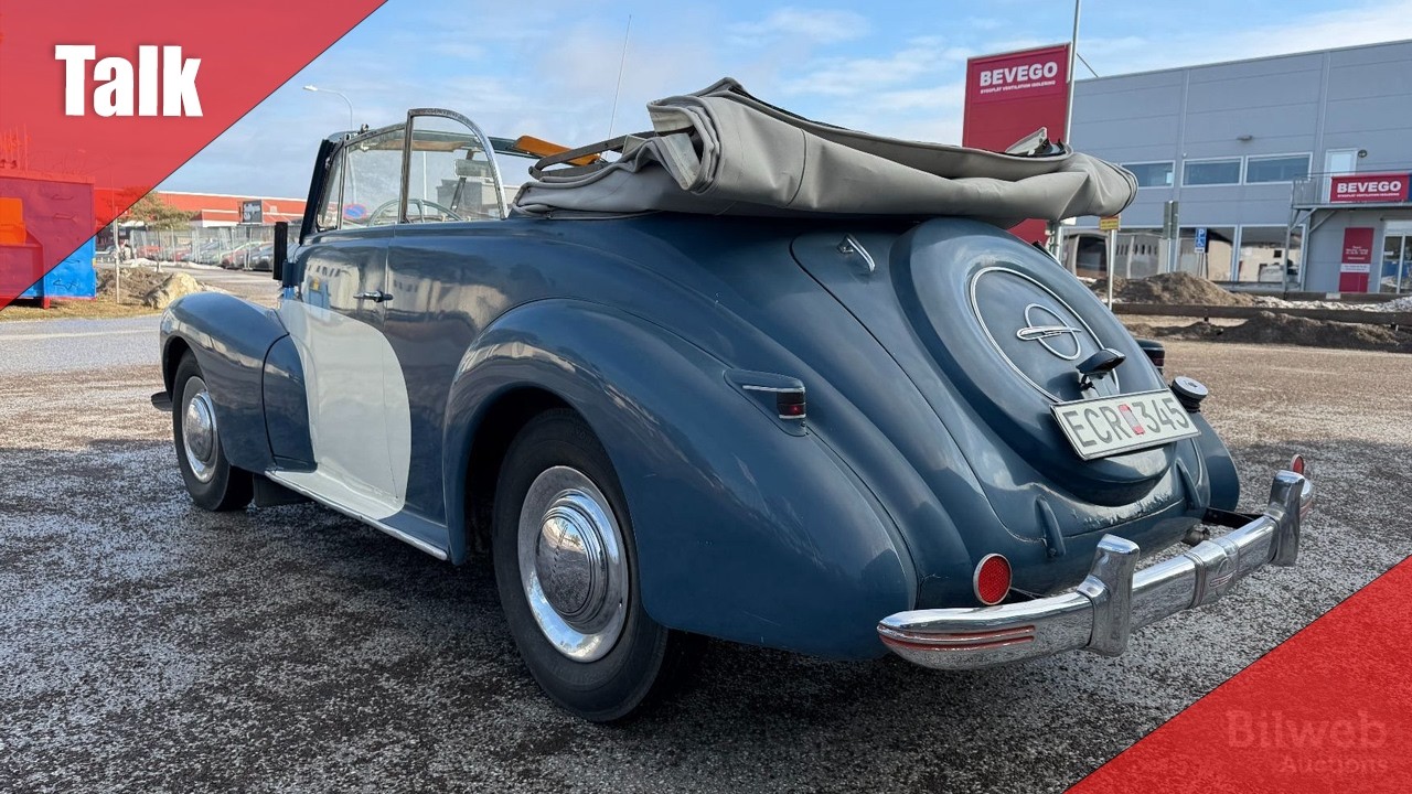 Auktionssnack - Opel Kapitän Cabriolet 2,5L — 1939