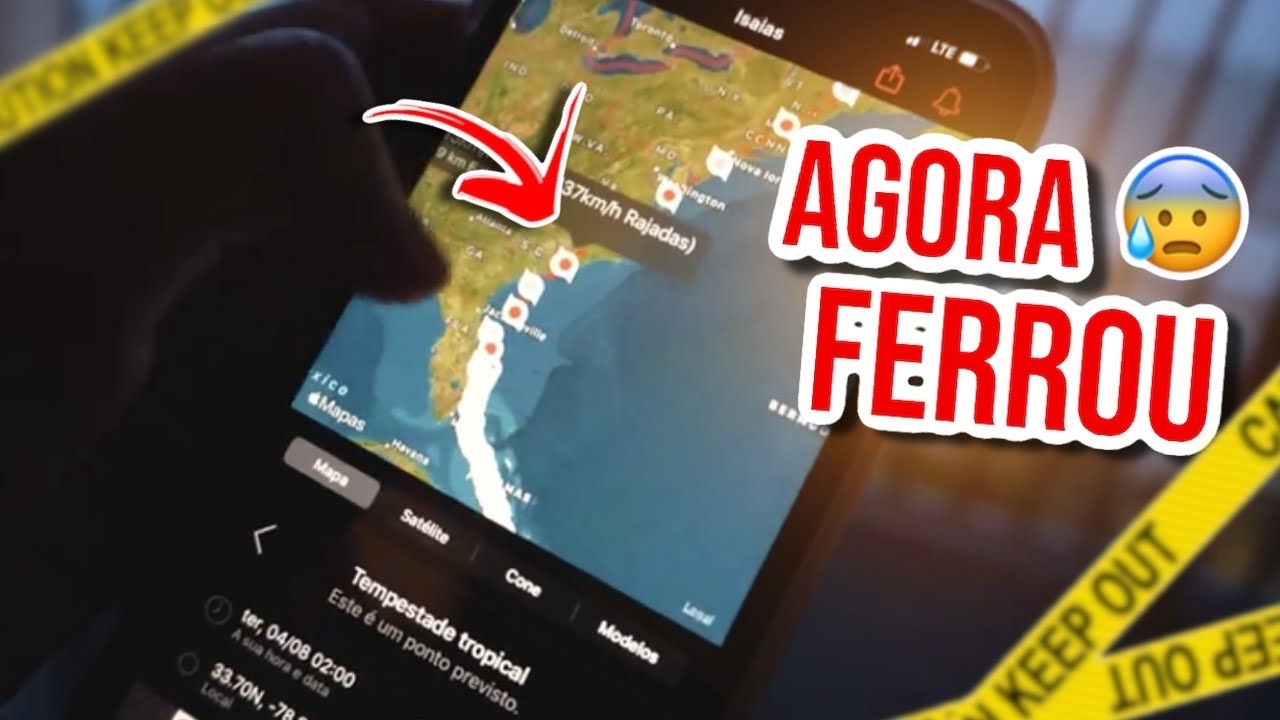 PERIGO! ESTAMOS NA ROTA DO FURACÃO - ISABELA BORGES #Roadtrip4