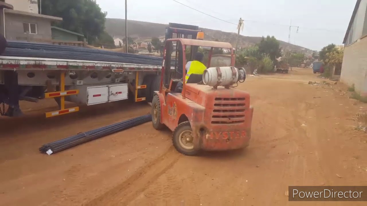 Descargando varillas