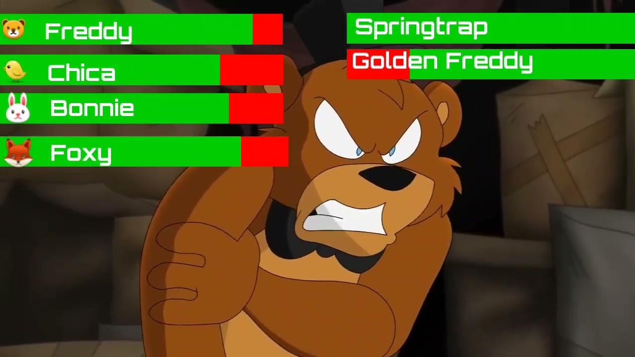 Fnaf Tony Crynight Final Battle - With Healthbars