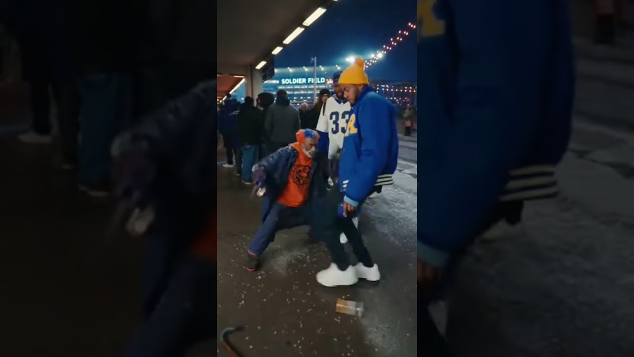 5-Foot Chicago OG Grandpa Takes On LA Rams Fans After Playoff Loss 🐻💥
