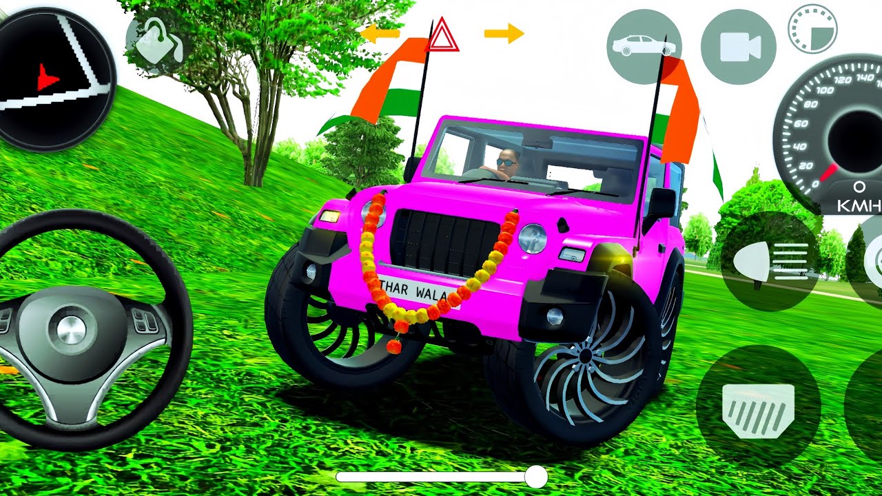 Dollar (Song) Modified 😈 Mahindra Thar || Indian Car Simulatior 3D || Android Gameplay 