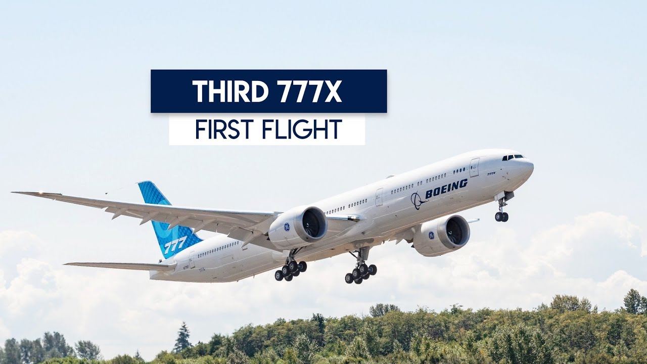 Third 777X first flight 🛫