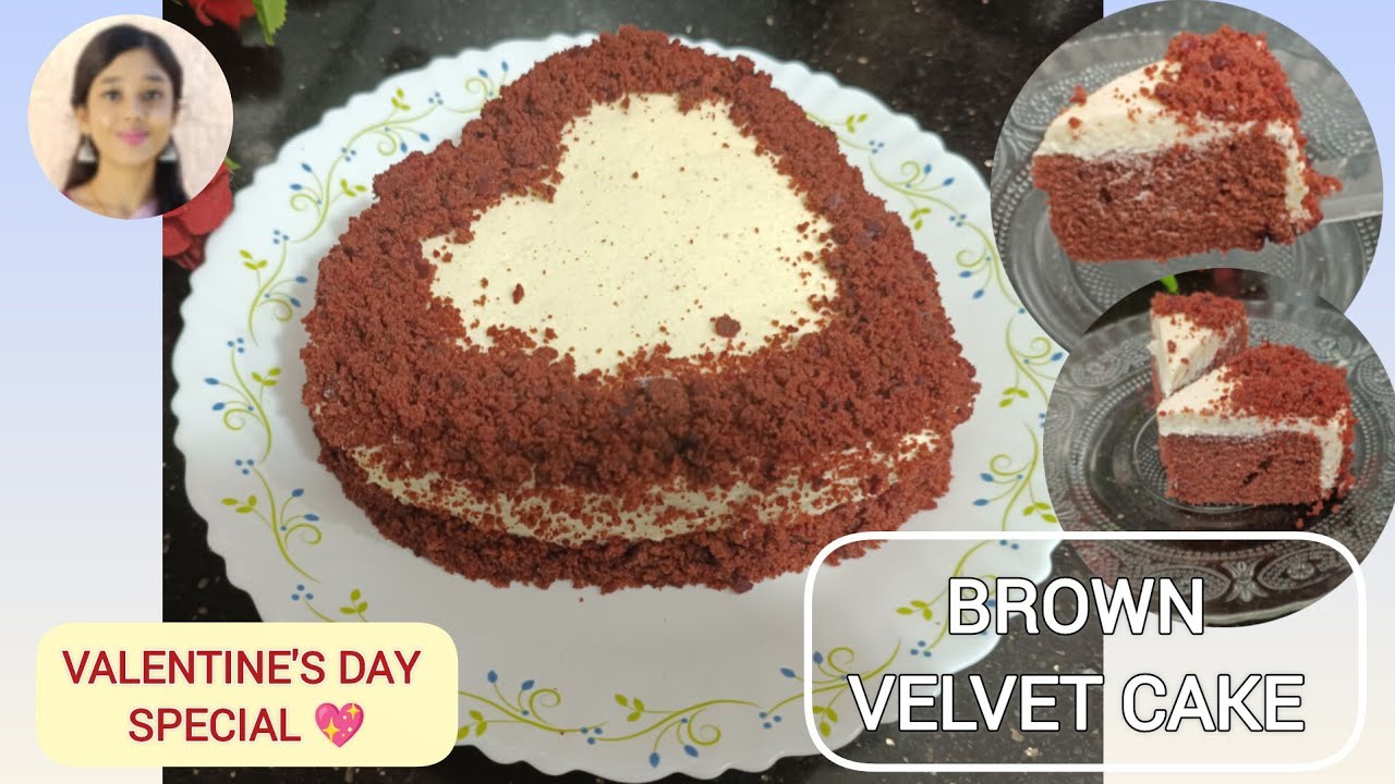 Valentine’s Day Special Brown Velvet Cake 🤎🍫 | Butter Cream frosting । ব্রাউন ভেলভেট কেক।
