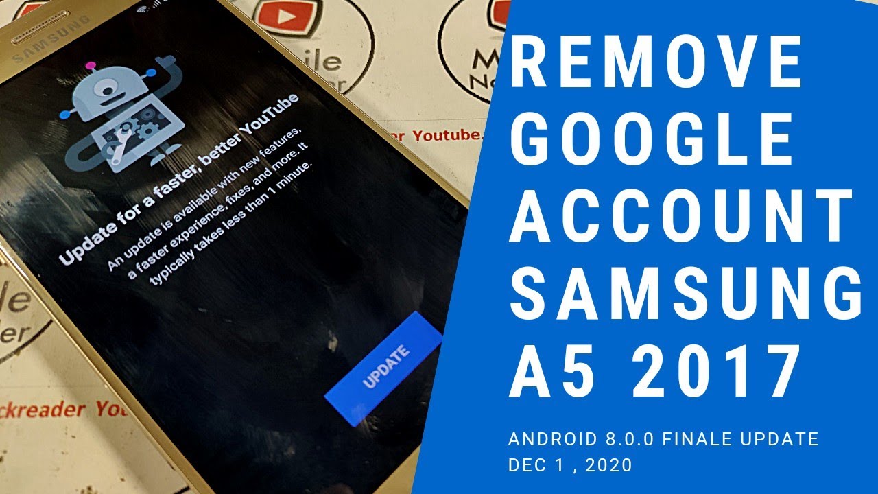 HOW TO REMOVE GOOGLE ACCOUNT SAMSUNG A5 2017 A520F ANDROID 8 FINALE UPDATE DEC 1, 2020
