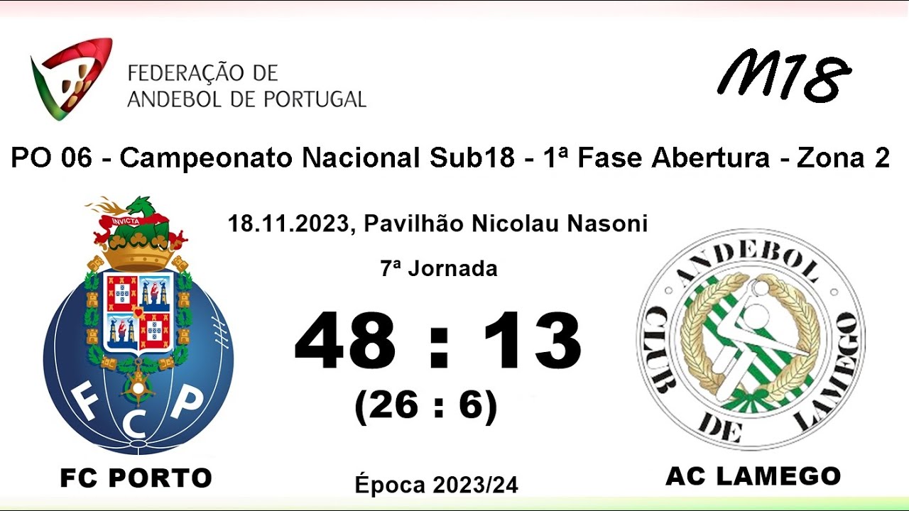 (SUB18) FC PORTO 48X13 AC LAMEGO