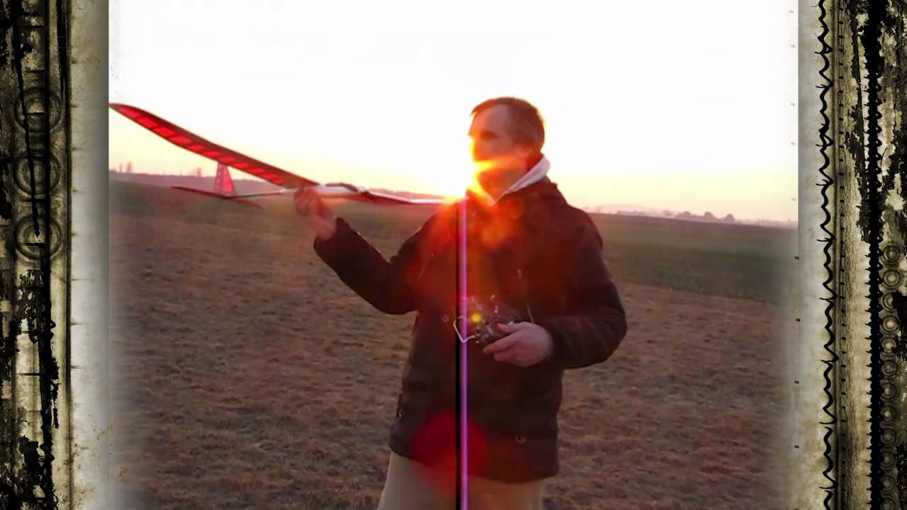 RC Házedlo Canary - Zálet mot. verze - Canary RC Glider - First flights with motor