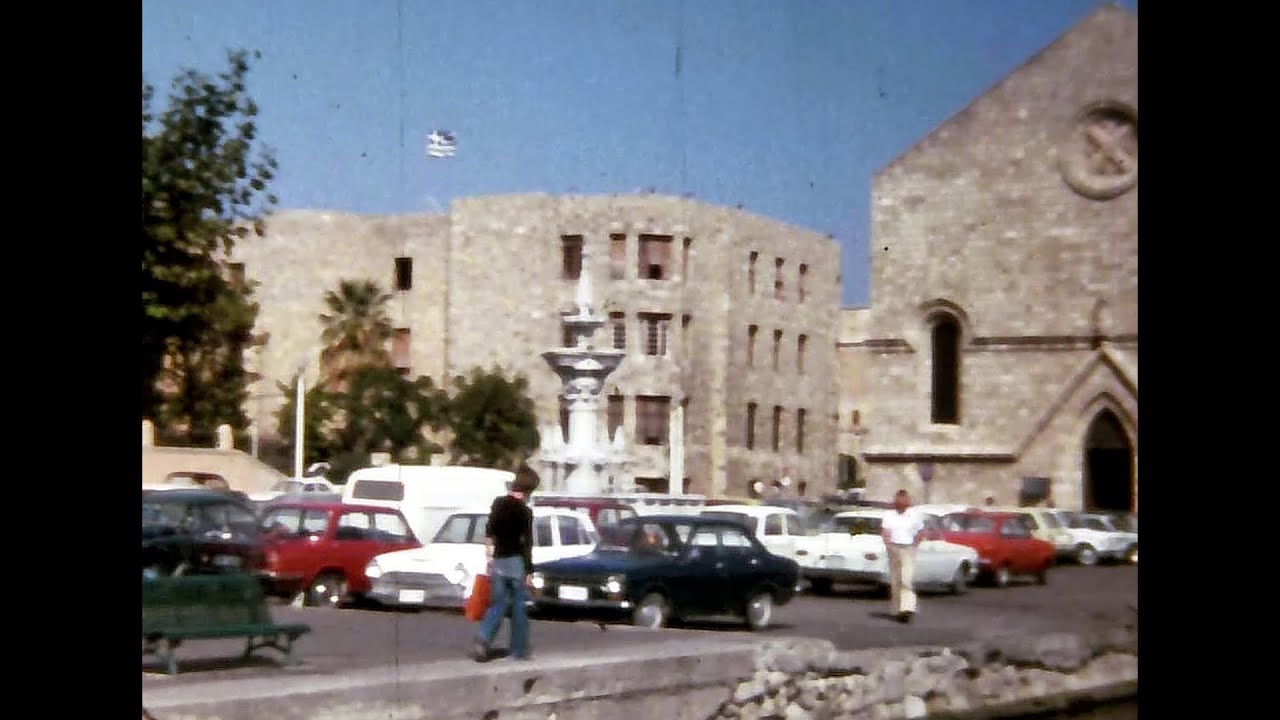 🇬🇷 1982 Rhodes Greece Archive Footage: City Views, Historical Sites & Stunning Sea Views 🌊🏛️