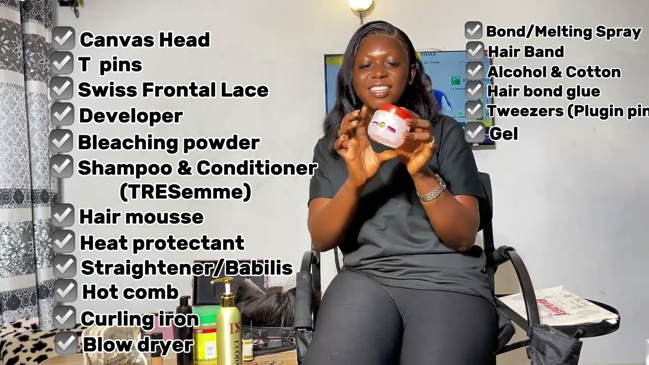 Products and Tools for Frontal Wig Installation | BEGINNERS Tutorial | Part1 #frontal #tools