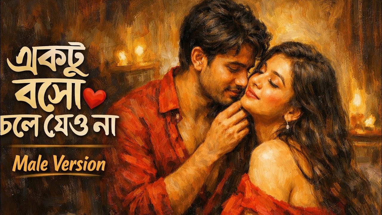 Ektu Boso Chole Jeyo Na | একটু বসো চলে যেও না | Bengali Male Version Unplugged