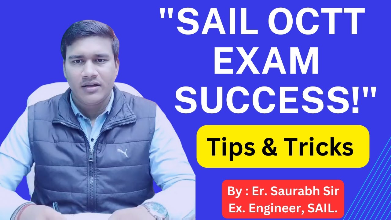 SAIL OCTT RECRUITMENT 2024 | Preparation Strategy | How I had prepared ? | Syllabus| Exam Pattern|