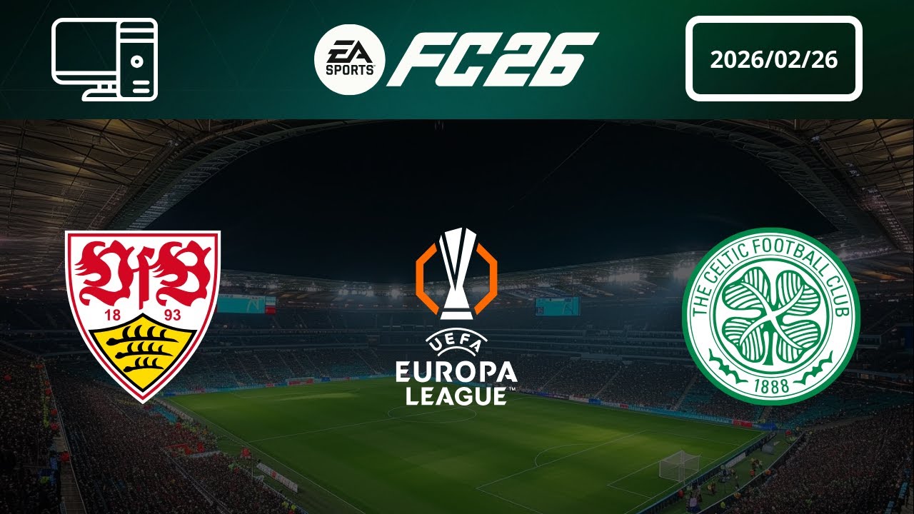 [4K] VfB Stuttgart vs Celtic FC - Prediction - 2025-26 UEFA Europa League - EA FC 26