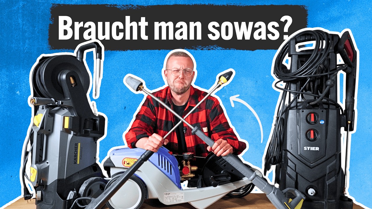 DESHALB nutzen Profis diese Hochdruckreiniger - Kärcher, Kränzle und STIER im Test!