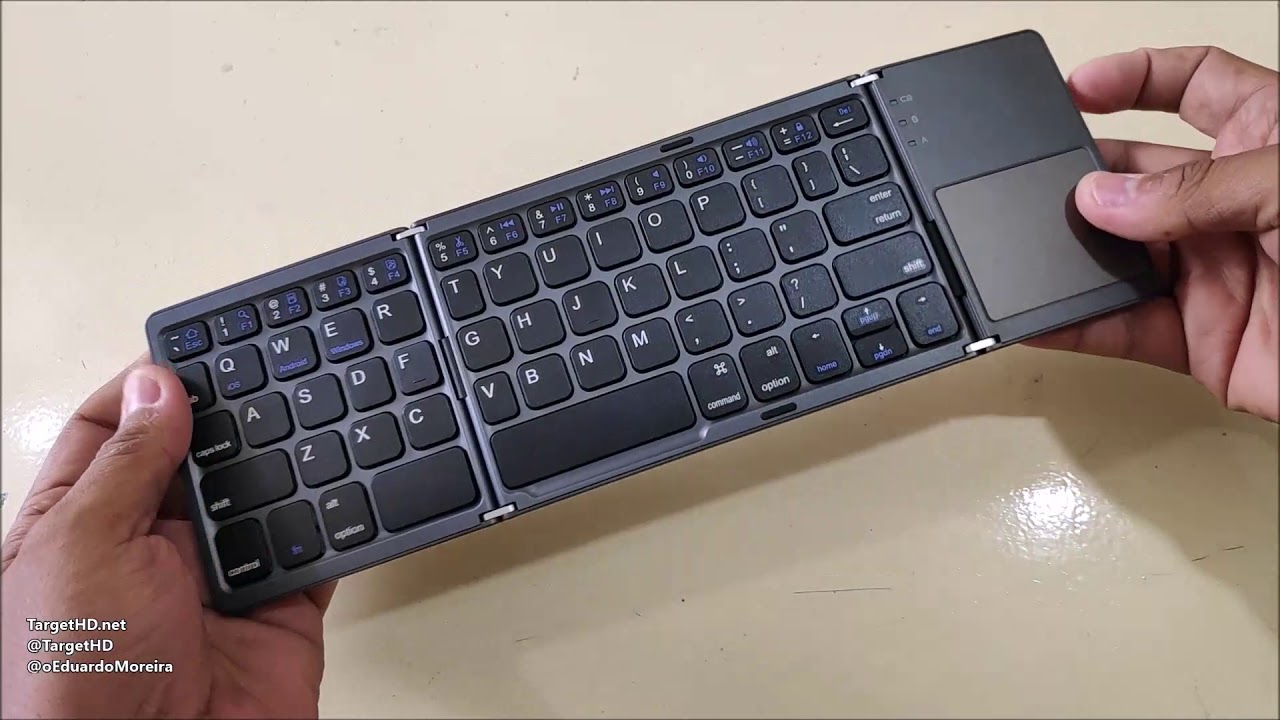 Teclado Bluetooth Dobrável | Unboxing e Primeiras Impressões