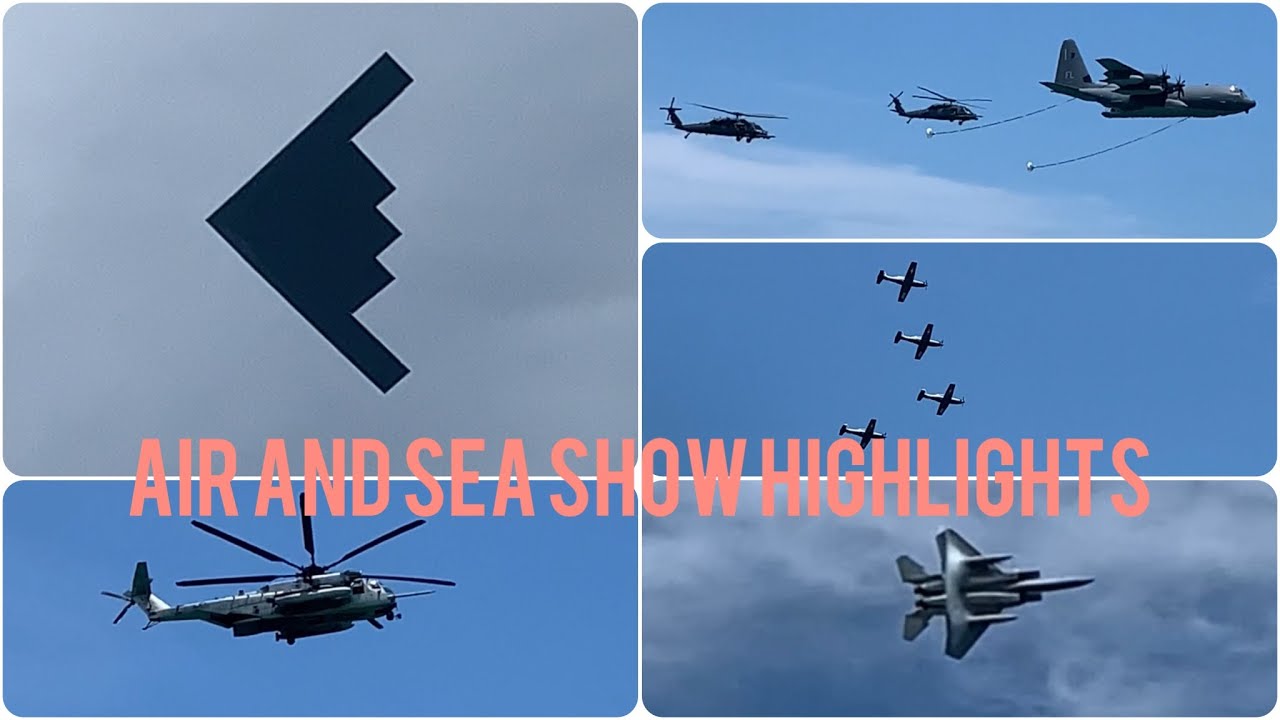Miami Air & Sea Show Highlights (Memorial Day 2021) + B2 Stealth Bomber Flypasts