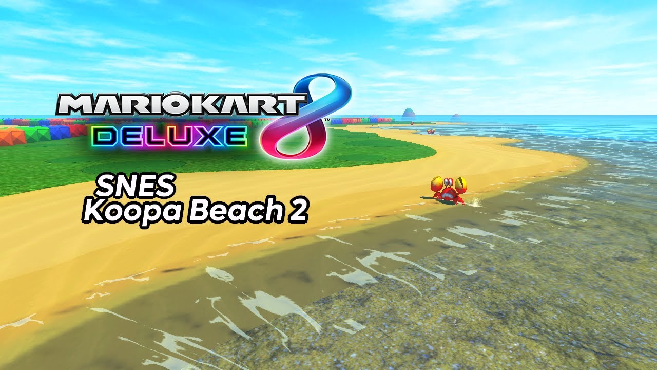 Mario Kart 8 Deluxe Mod - SNES Koopa Beach 2