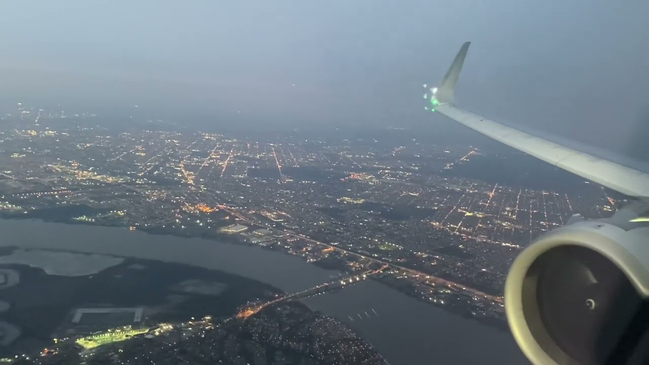 American Airlines A321NEO Approach/Landing at Philadelphia