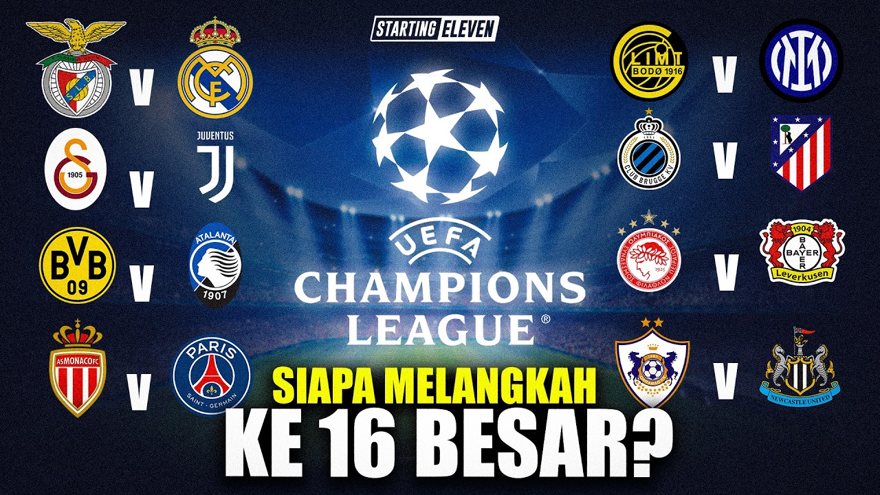 Gerbang Terakhir Menuju 16 Besar! Preview Playoff UCL 2025/2026