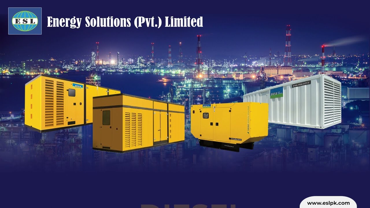 Commercial & Industrial Diesel Generators by Aksa Power Generation(10KVA - 3500KVA)
