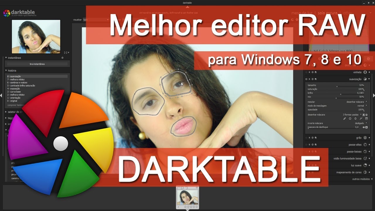 TUTORIAL DARKTABLE  USANDO MASCARAS