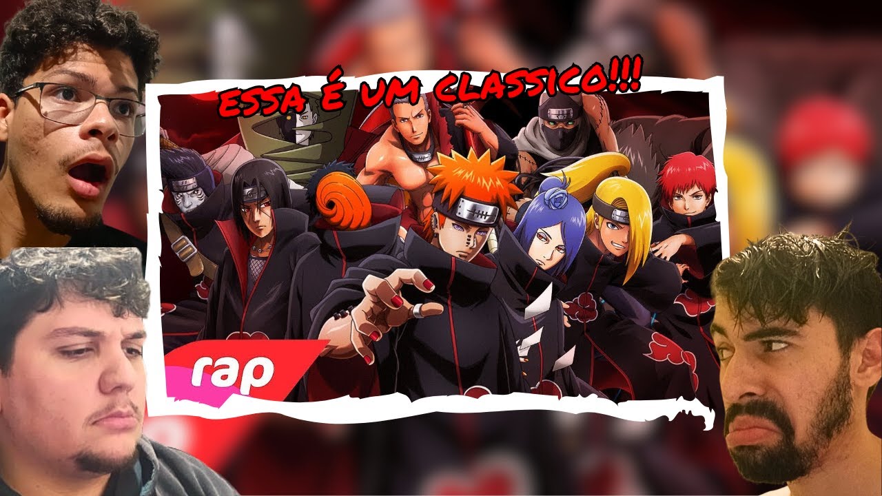 O MAIOR RAP DE ANIME DA HISTÓRIA! ☁️| Rap da Akatsuki (Naruto) - OS NINJAS MAIS PROCURADOS | REACT