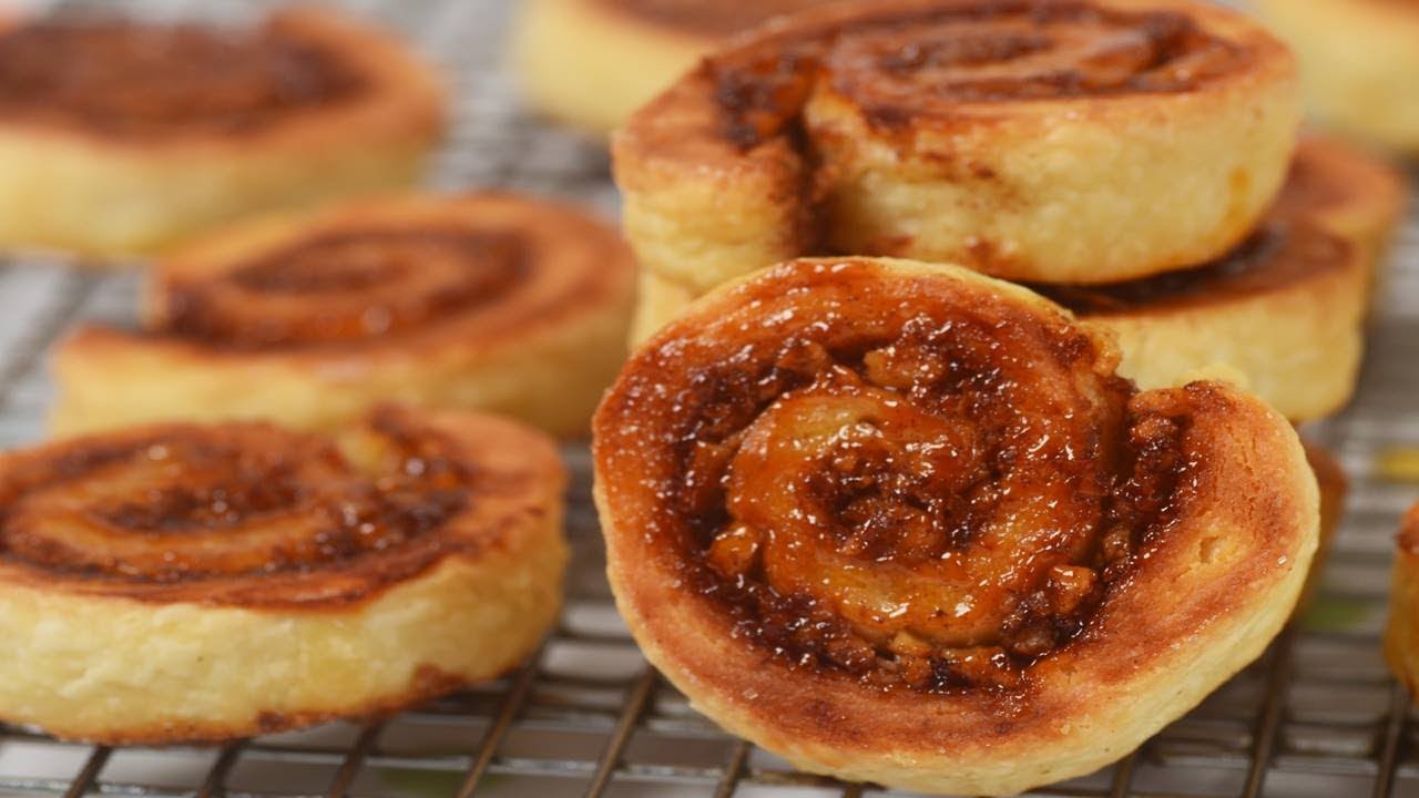Cinnamon Roll Cookies (Rugelach)  Recipe Demonstration - Joyofbaking.com