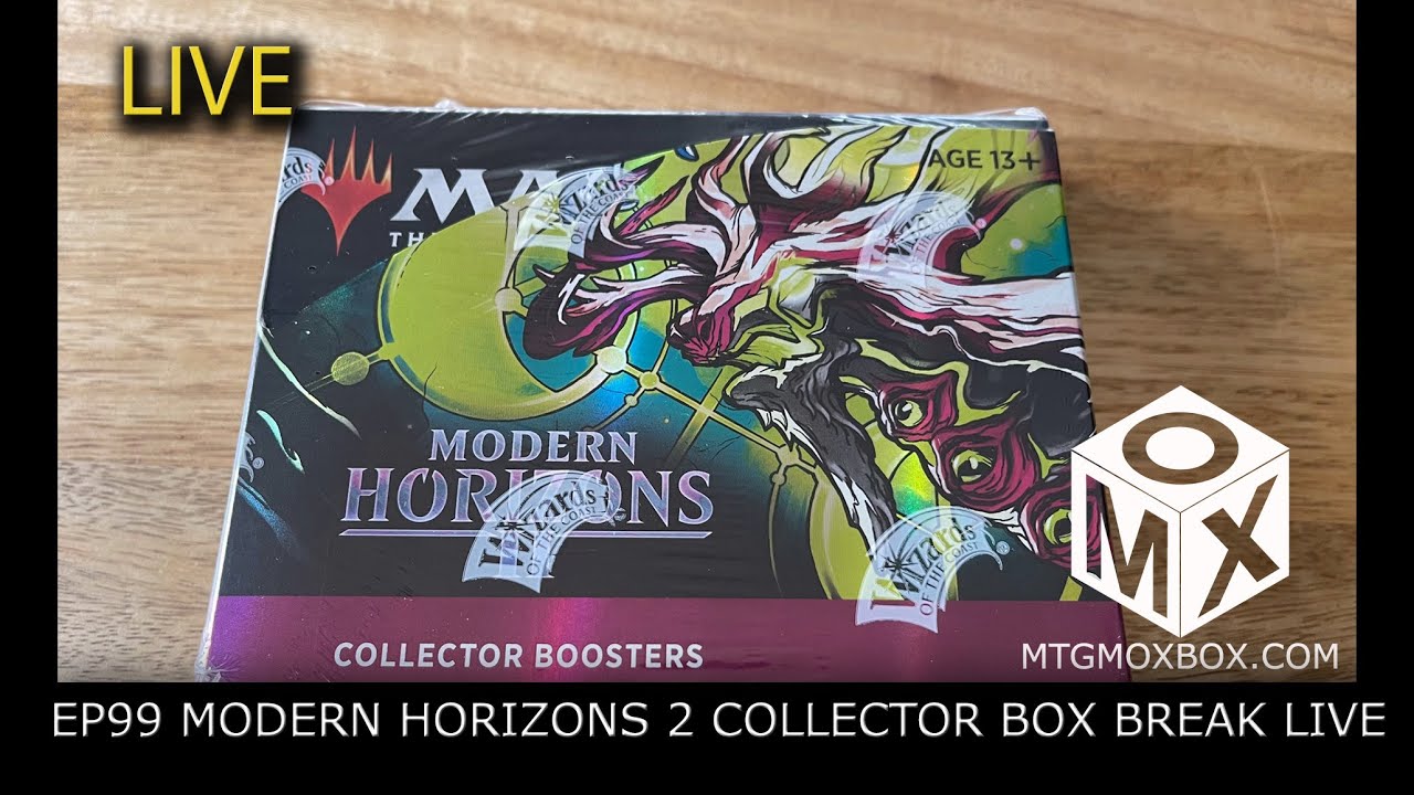 MTGMoxBox EP99 | MTG Modern Horizons 2 Collector Box Break LIVE