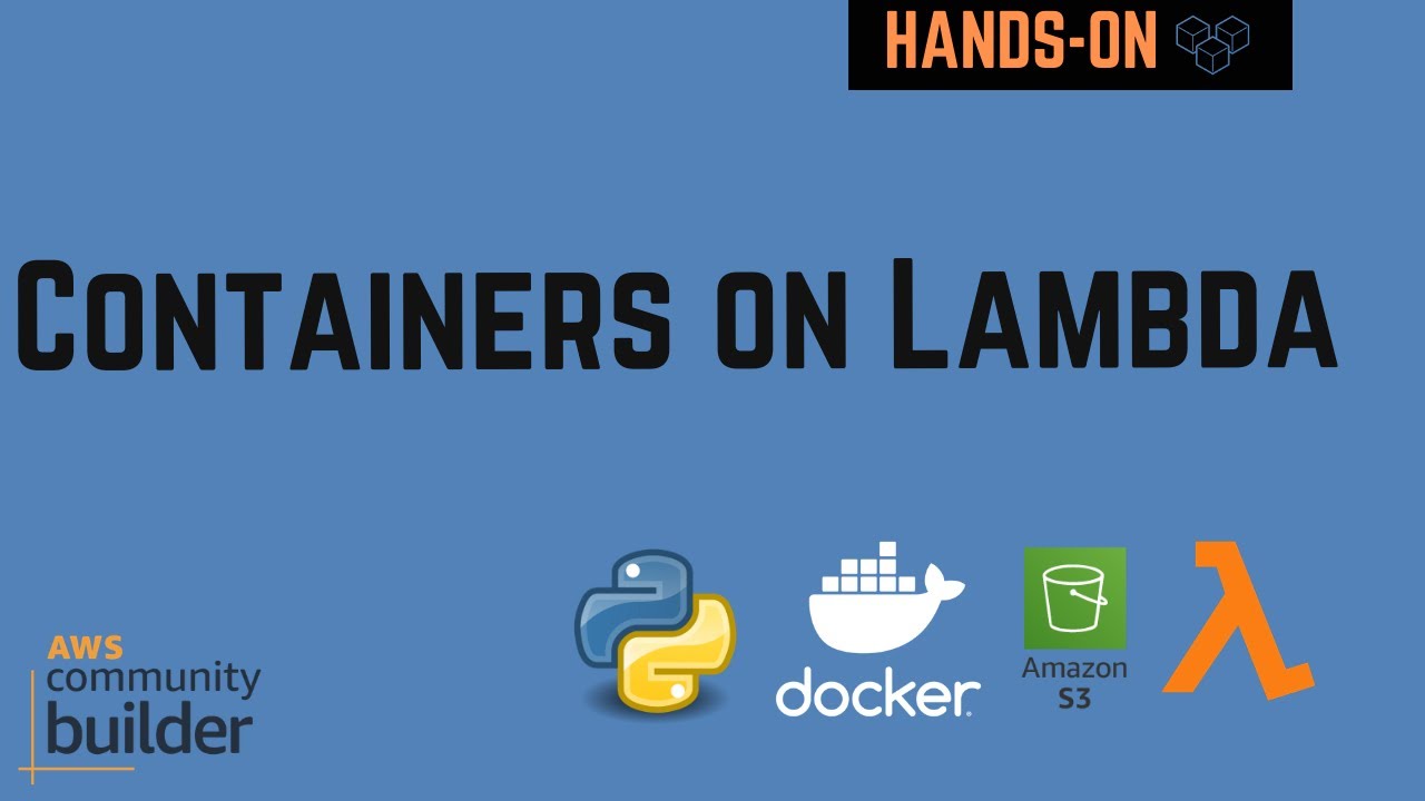Serverless Containers on Lambda example using ECR, EventBridge, S3 | AWS Primer | Tech Primers