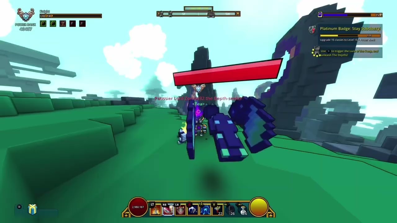 Trove: Trying out knight in D15