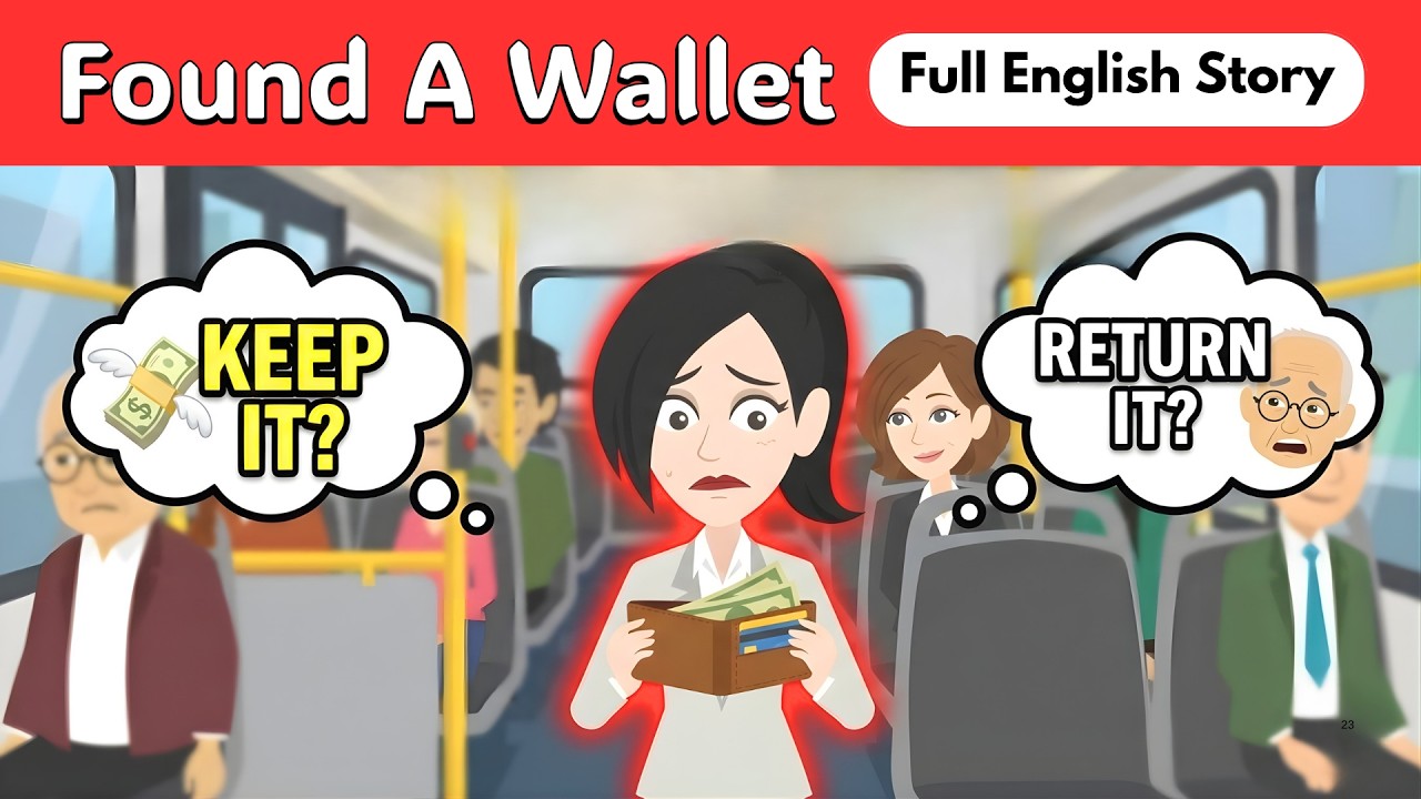 The Wallet on the Bus: Full English Moral Story | Animated Stories | English Stories | Learn English