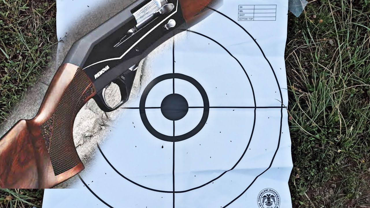 Huğlu Renova 71 Namlu Grupman Denemesi - Хуглу Ренова тест- pattern test - cz1012