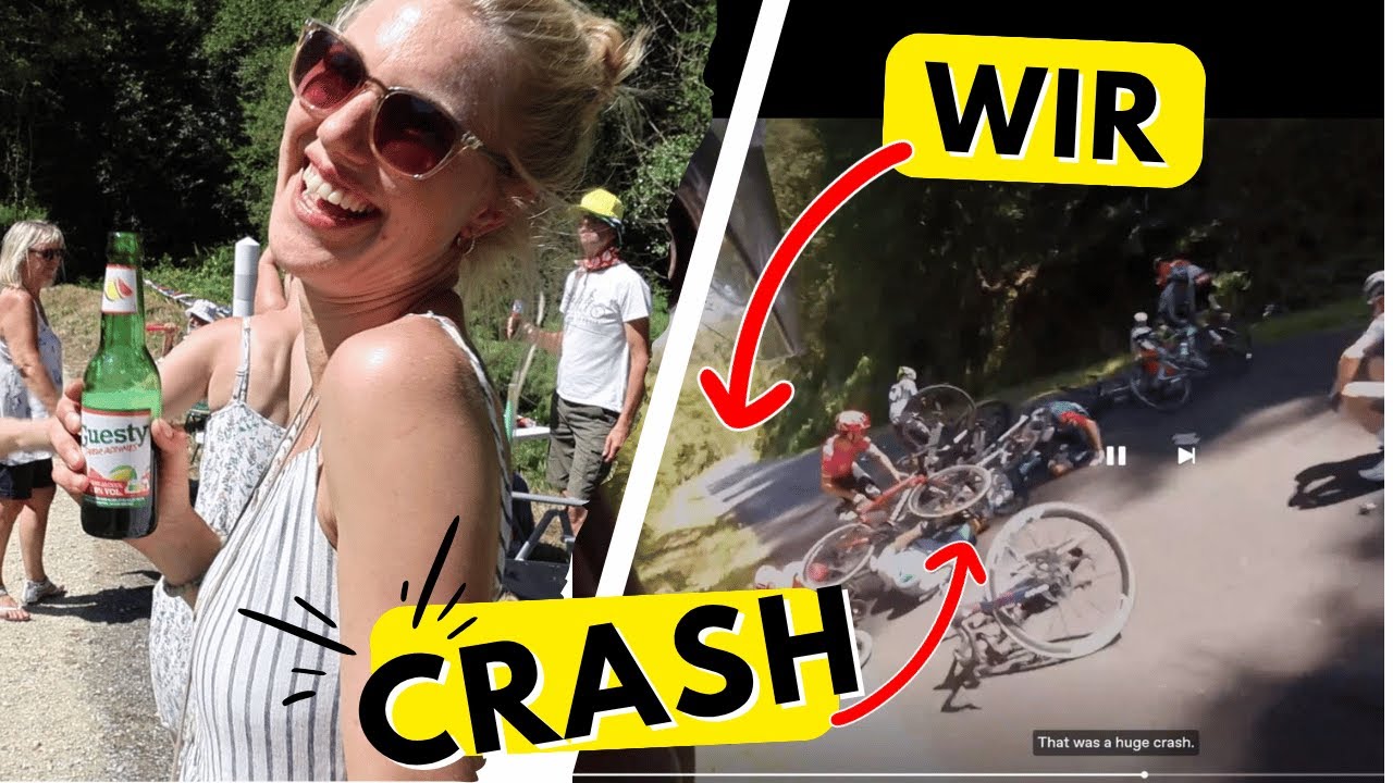 Der WDR kommt zu uns 🎥 | Großer Crash bei der Tour de France