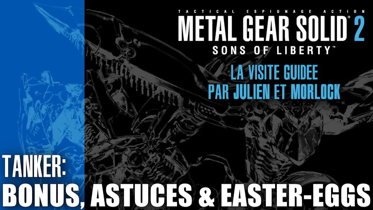 Metal Gear Solid 2: Tanker - Bonus, astuces et easter eggs