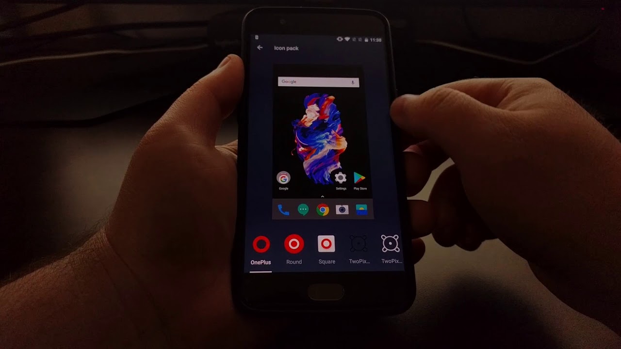 OnePlus 5 | Changing Icon Packs