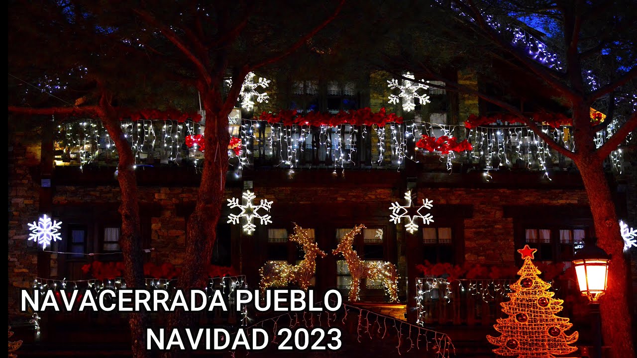 NAVACERRADA PUEBLO MADRID 2023- El pueblo más bonito para visitar en Navidad