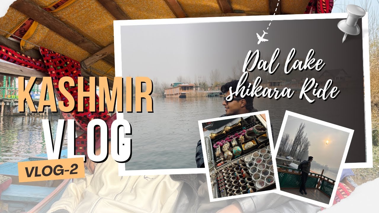 Dal Lake Shikara Ride in Winter | Kashmir Travel Vlog 2025