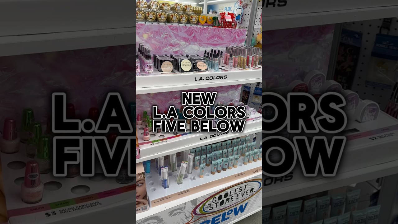 NEW LA COLORS MAKEUP AT FIVE BELOW 