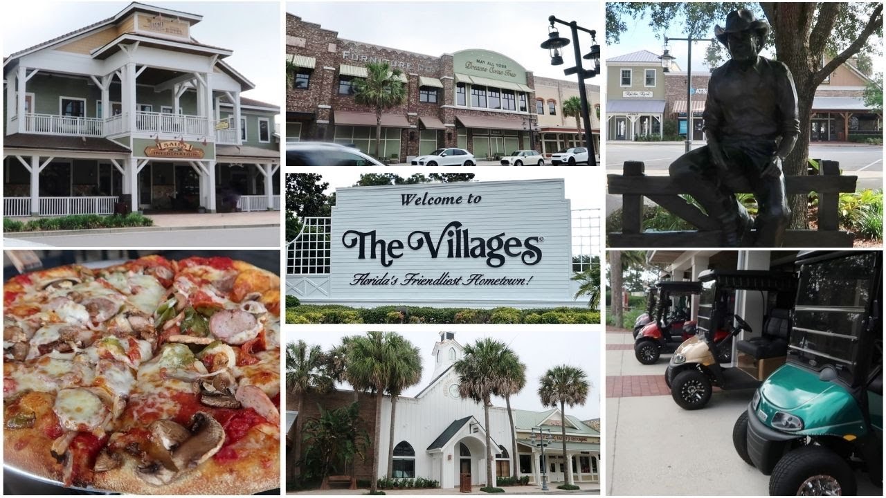 The Villages, Florida 2024 Lifestyle Visit Day 3 – Walking Around Brownwood & Piesanos Pizza